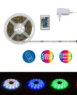 LED pásky Briloner LED pásek Flow, RGB, samolepicí