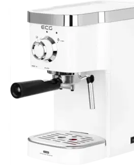Automatické kávovary ECG ESP 20301 White pákový kávovar, 1,25 l, bílá