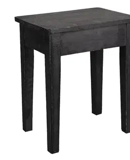 Stoličky Dřevěná hnědá stolička FawnS - 36*25*43 cm Clayre & Eef 6H2053