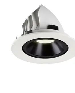 LED podhledová svítidla SLV BIG WHITE NUMINOS GIMBLE L zápustné stropní svítidlo bílé/černé 4000 K 40° 1006023