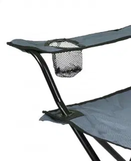 Zahradní židle a křesla TZB Skládací židle HUGO šedá