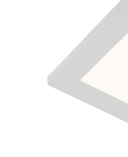 Stropni svitidla Stropní lampa bílá 45 cm vč. LED s dálkovým ovládáním - Orch