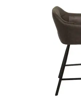 Barové židle LuxD Designová barová židle Giuliana, antik šedá