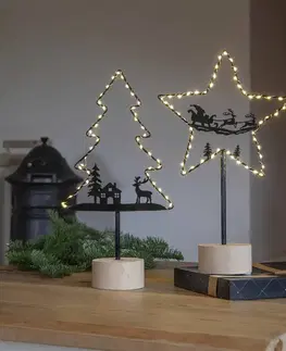Vánoční vnitřní dekorace STAR TRADING LED dekorativní světlo Glimta, hvězda