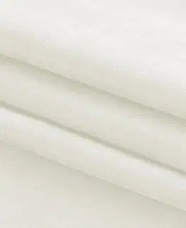 Záclony HOMEDE Závěs MILANA klasická transparentní dračí páska 7,5 cm s třásněmi 3 cm krémový, velikost 220x175