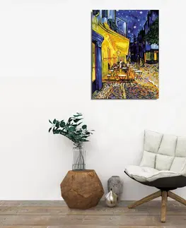 Obrazy Wallity Reprodukce obrazu MAHOMET 30x40 cm modrá/žlutá