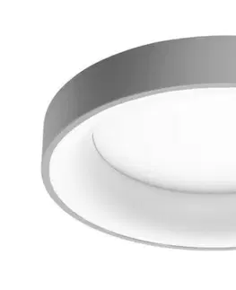 LED stropní svítidla LED Stropní přisazené svítidlo AZzardo Sovana Top 55 CCT grey Dimm AZ2725 50W 2750lm 2700-6500K IP20 55cm stmívatelné šedé