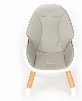 Dekorace do dětských pokojů New Baby Jídelní židlička Grace 3v1 šedá, 61 x 101 x 61 cm