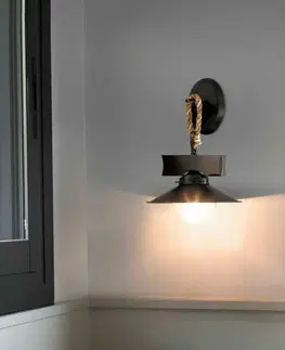 Industriální nástěnná svítidla FARO NUDOS nástěnná lampa, rezavá