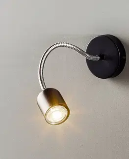 Nástěnná svítidla Eko-Light Nástěnné světlo Maxi s flexibilním ramenem černá