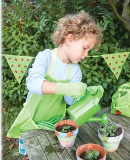 Hry na zahradu Bigjigs Toys Zahradní rukavice NOIS zelené