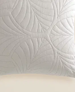 Dekorační povlaky na polštáře Dekorativní povlak na polštář ve světle šedé barvě