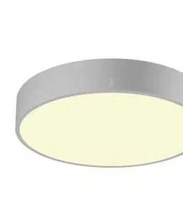 LED stropní svítidla BIG WHITE (SLV) MEDO 40 nástěnné a stropní nástavbové svítidlo, kulaté, 2700/3000/4000K, 20W, fáze, 110°, šedá 1007321