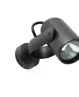 LED reflektory FARO SLOT 200 nástěnné bodové svítidlo, černá