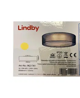 Svítidla Lindby Lindby - LED Stmívatelné stropní svítidlo AMON 3xLED/12W/230V 