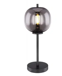 Industriální stolní lampy GLOBO BLACKY 15345T Stolní lampa