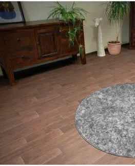 Koberce a koberečky Dywany Lusczow Kulatý koberec SERENADE Graib šedý, velikost kruh 133