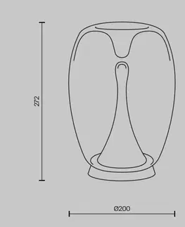 Designové stolní lampy MAYTONI Stolní lampa Splash 3000K 9W MOD282TL-L15G3K