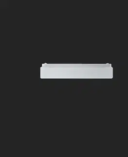 Klasická nástěnná svítidla OSMONT 55321 SYLVIA 2A stropní/nástěnné skleněné svítidlo bílá IP44 2x28W E14