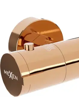 Vodovodní baterie Termostatická sprchová baterie MEXEN KAI rose gold