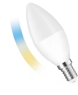 LED osvětlení  LED Stmívatelná žárovka E14/5W/230V 2700-6500K Wi-Fi Tuya 