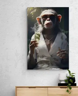 Obrazy zvířecí gangsteři Obraz zvířecí gangster opice
