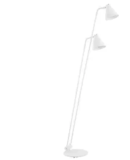 Lampy Argon Argon 7076 - Stojací lampa AVALONE 2xE27/15W/230V bílá 