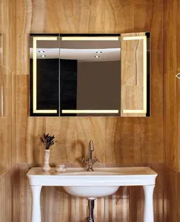 Koupelnová zrcadla HOPA Zrcadlo s LED osvětlením VLÁRA ZRVLAR7010