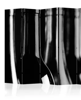 Paravány Paraván Wine Bottles Dekorhome 225x172 cm (5-dílný)