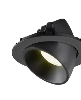 LED podhledová svítidla SLV BIG WHITE NUMINOS GIMBLE XL zápustné stropní svítidlo černé 4000 K 55° 1006071