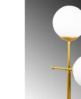 Svítidla Sofahouse 28599 Designová stojanová lampa Parisa 174 cm zlatá