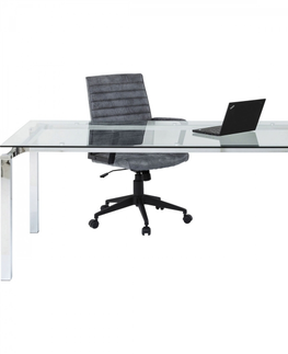 Psací stoly / Kancelářské stoly KARE Design Stůl Lorenco Chrome 180×90 cm