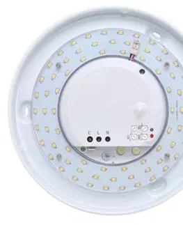 Klasická stropní svítidla Ecolite LED sv., bílé, IP44, max.18W, HF senz.360 W131/LED-4100