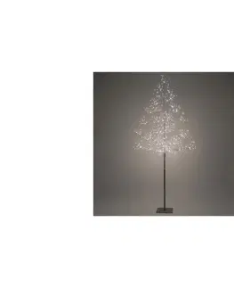 Vánoční osvětlení  LED venkovní stromek 150cm 360 LED teplé bílé světlo hnědá barva