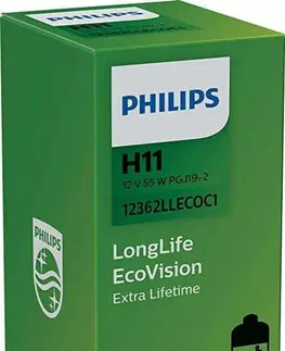 Autožárovky Philips H11 LongLife EcoVision 12V 12362LLECOC1