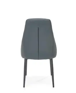 Židle HALMAR Jídelní židle K465 tmavě šedá