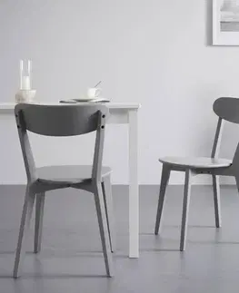 Židle do jídelny Sada 2 Židlí Lorca Šedá