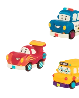 Hračky B-TOYS - Mini autíčka na setrvačník Mini Wheeee-ls! Školní bus