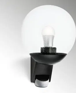 Venkovní nástěnná svítidla s čidlem pohybu STEINEL STEINEL L 585 S senzorové nástěnné světlo, černé