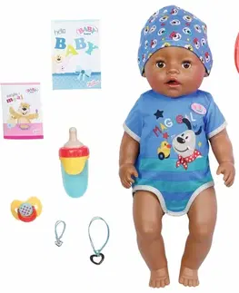 Hračky panenky ZAPF CREATION - BABY born s kouzelným dudlíkem, černoško, 43 cm