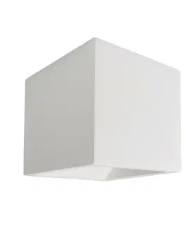 Moderní nástěnná svítidla Light Impressions Deko-Light nástěnné přisazené svítidlo - Cube, 1x max. 25 W G9, bílá 341249