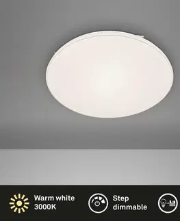 LED stropní svítidla BRILONER LED stropní svítidlo pr. 53 cm 48W 5100lm bílé BRILO 3039-016