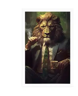 Zvířecí gangsteři Plakát zvířecí gangster lev