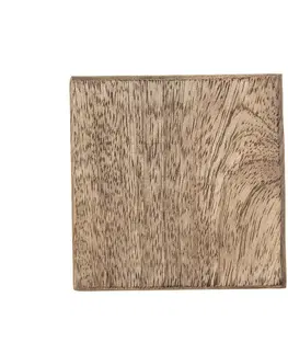 Prostírání Orion Podtácek dřevo MANGO, 10 x 10 cm