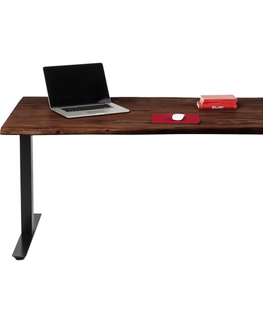 Výškově nastavitelné psací stoly KARE Design Výškově nastavitelný stůl Harmony - tmavý, 160x80cm