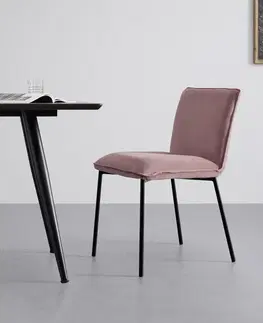 Židle do jídelny Židle Darla Růžová