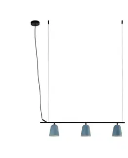 Moderní závěsná svítidla FARO STUDIO Lineal lineární závěsné svítidlo, modrá