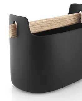 Kuchyňské stěrky EVA SOLO Multifunkční box široký s dřevěnou rukojetí černý