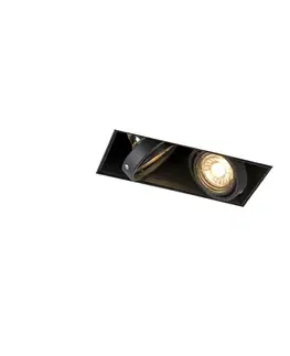 Podhledove svetlo Chytré zapuštěné bodové černé včetně 2 Wifi GU10 trimless - Oneon 2