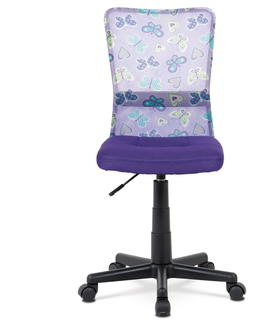 Kancelářské židle Dětská kancelářská židle TRUSKA, fialová